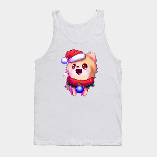 Cute Pomeranian Drawing Tank Top by Play Zoo